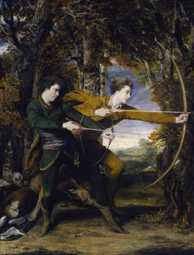 Sir Joshua Reynolds Colonel Acland and Lord Sydney, 'The Archers oil painting image